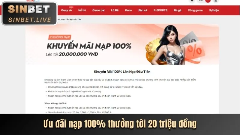 Thưởng nạp tiền mỗi ngày